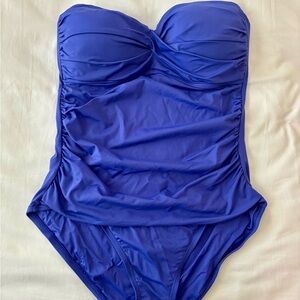 Anne Cole Purple One Piece Swimsuit